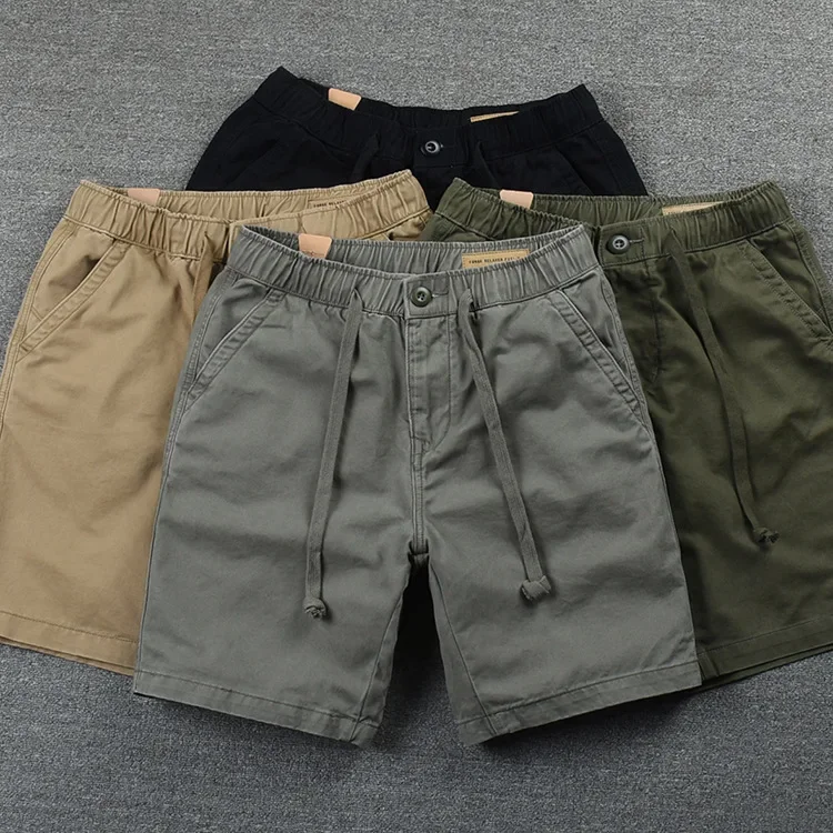 Summer Elastic Waist Casual Gym Shorts New Men's Solid Shorts Korean Style Trendy Sports Running Water Washed Men's Lacing Pants
Summer Elastic Waist Casual Gym Shorts New Men's Solid Shorts Korean Style Trendy Sports Running Water Washed Men's Lacing Pants