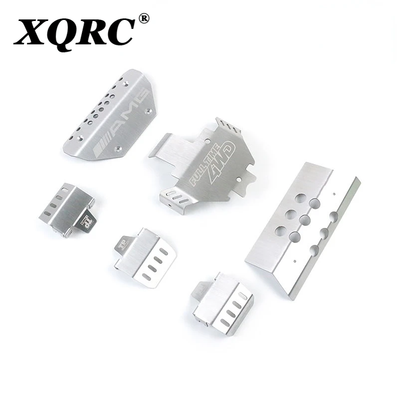 304 stainless steel chassis armored axle protection plate suitable for 1/10 RC tracked vehicle Trx-6 G63 modified parts
304 stainless steel chassis armored axle protection plate suitable for 1/10 RC tracked vehicle Trx-6 G63 modified parts