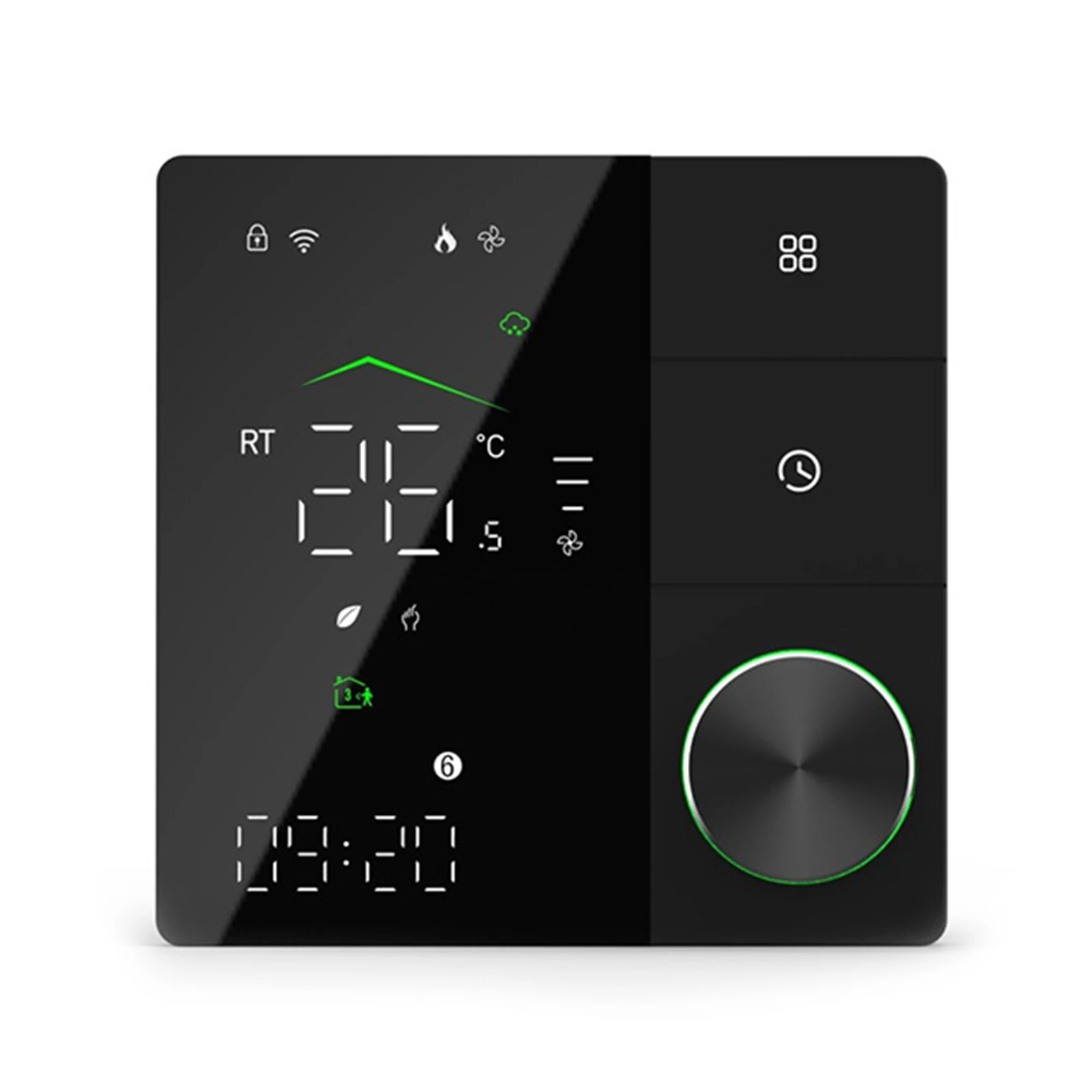 Smart Thermostat Thermostat App Control Easy DIY Energy-Saving LCD Temperature Control LED Light Simple Display
Smart Thermostat Thermostat App Control Easy DIY Energy-Saving LCD Temperature Control LED Light Simple Display