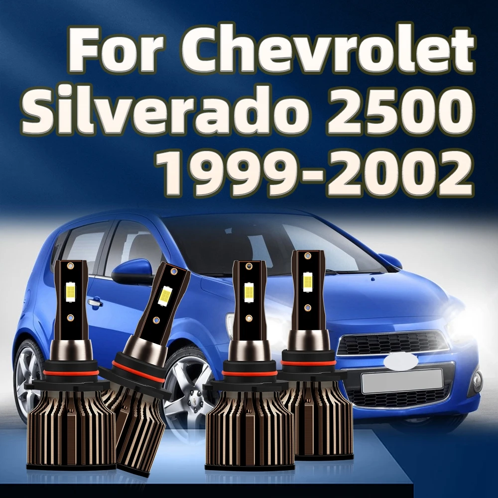 2/4Pcs Car Headlight LED 9005 9006 Light 40000LM Bulbs 6000K For Chevrolet Silverado 2500 1999 2000 2001 2002
2/4Pcs Car Headlight LED 9005 9006 Light 40000LM Bulbs 6000K For Chevrolet Silverado 2500 1999 2000 2001 2002