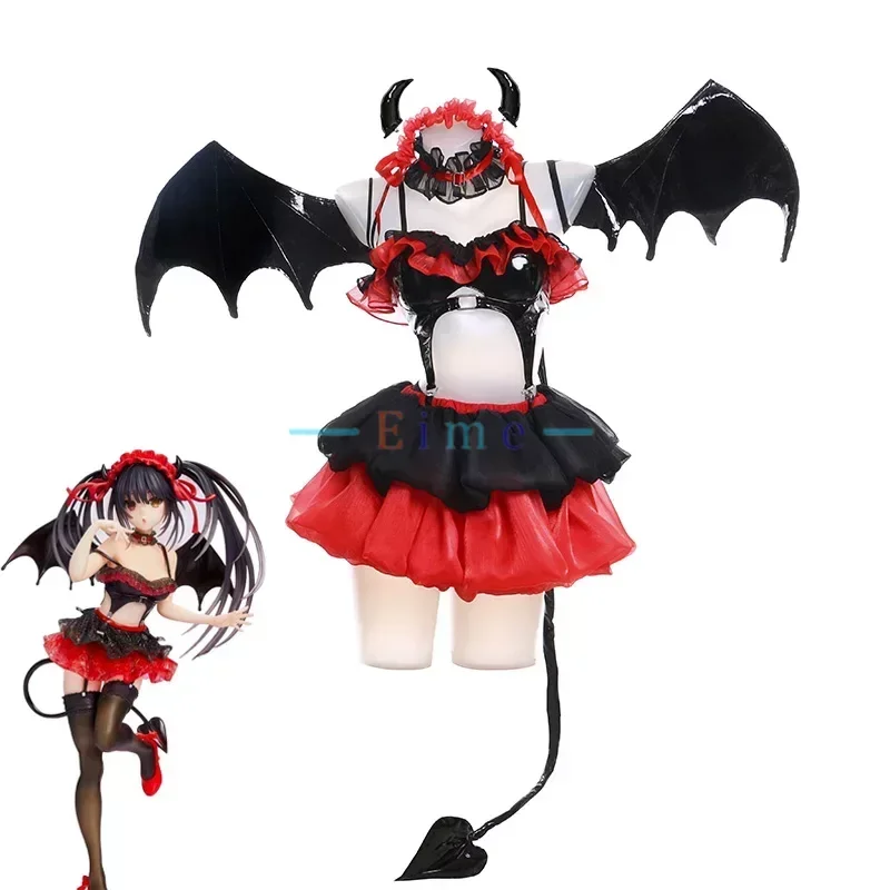 Anime DATE A LIVE Tokisaki Kurumi Cosplay Costume Little Demon Suit Women Sexy Cute Nightmare Swimwear Party Uniform Custom Made
Anime DATE A LIVE Tokisaki Kurumi Cosplay Costume Little Demon Suit Women Sexy Cute Nightmare Swimwear Party Uniform Custom Made