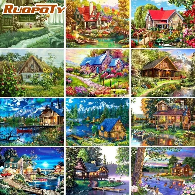 RUOPOTY Frame Forest Landscape DIY Painting By Numbers Modern Wall Art Canvas Painting Hand Painted Gift For Living Room Arts
RUOPOTY Frame Forest Landscape DIY Painting By Numbers Modern Wall Art Canvas Painting Hand Painted Gift For Living Room Arts