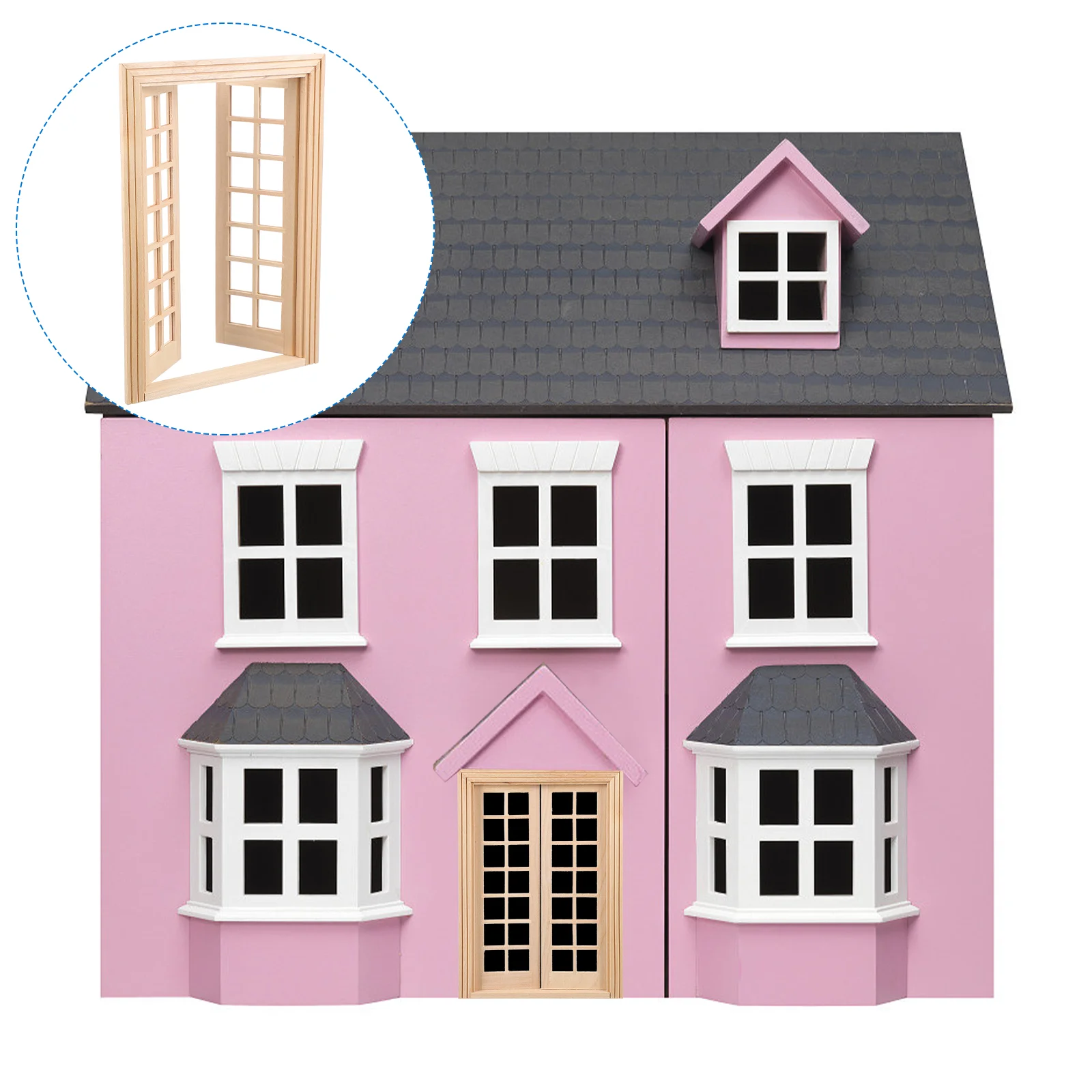 Wooden Door and Window Model Micro Scene Decorations DIY Accessories Mini Accessory
Wooden Door and Window Model Micro Scene Decorations DIY Accessories Mini Accessory