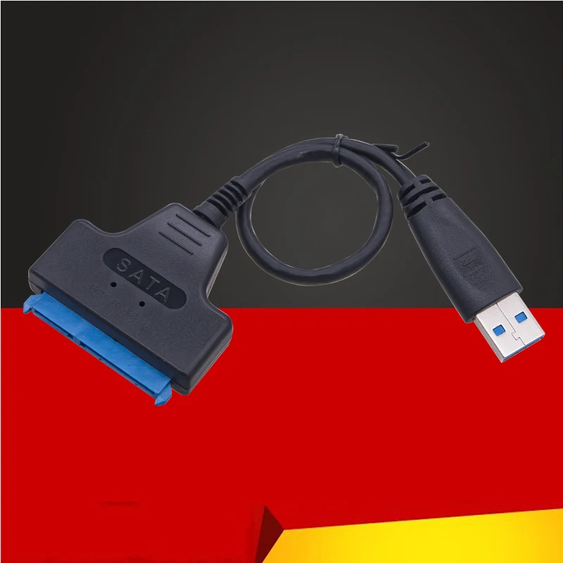 

SATA to USB 3.0 Adapter USB3.0 SATA3 Cable 6Gbps Support 2.5inch External HDD SSD Hard Drive 22Pin SATA III to USB3.0 Data Cable