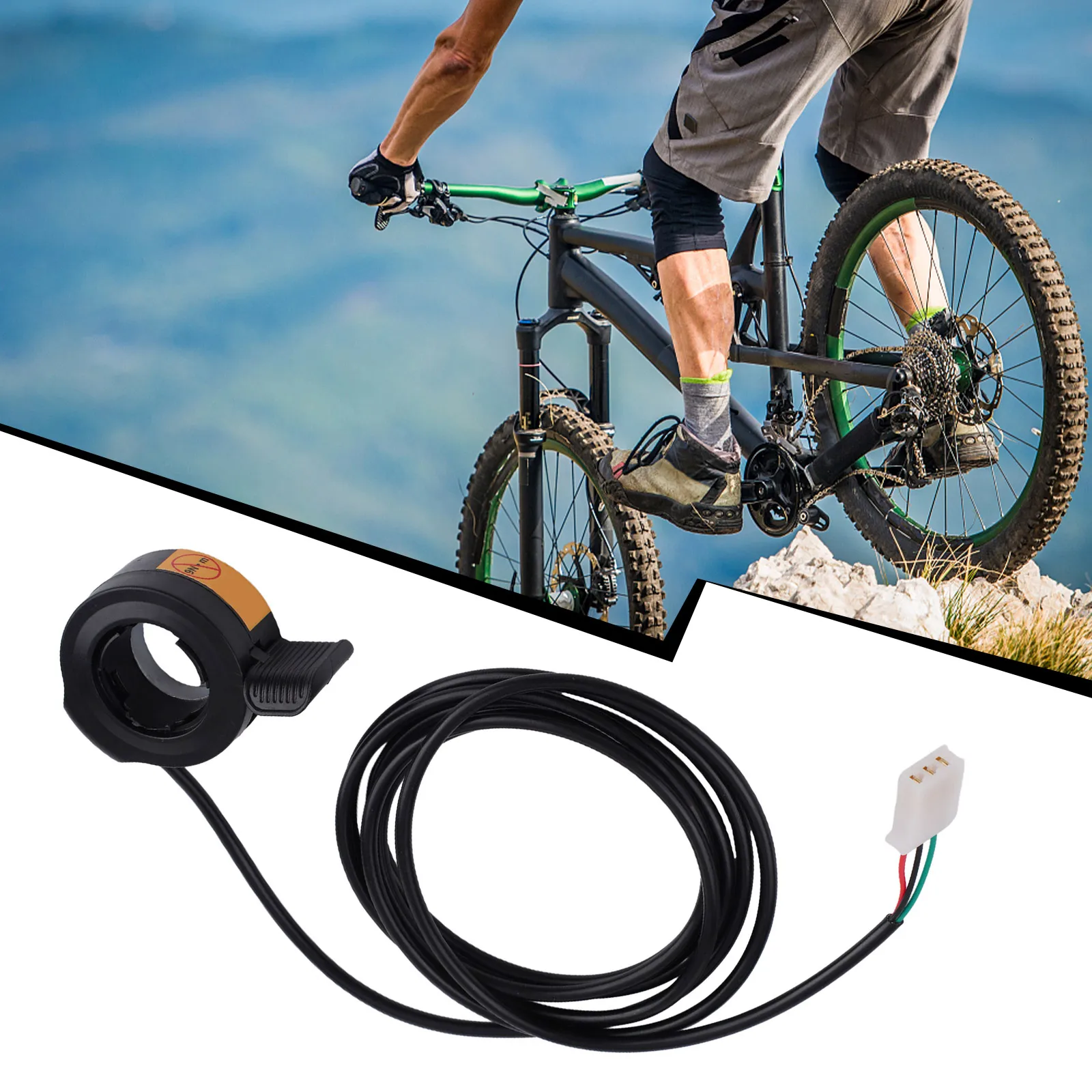 1pc Electric Bikes Thumb Finger Trigger Throttle Escooter Scooter Black Thumb Finger Trigger Electric Bike Accessories
1pc Electric Bikes Thumb Finger Trigger Throttle Escooter Scooter Black Thumb Finger Trigger Electric Bike Accessories