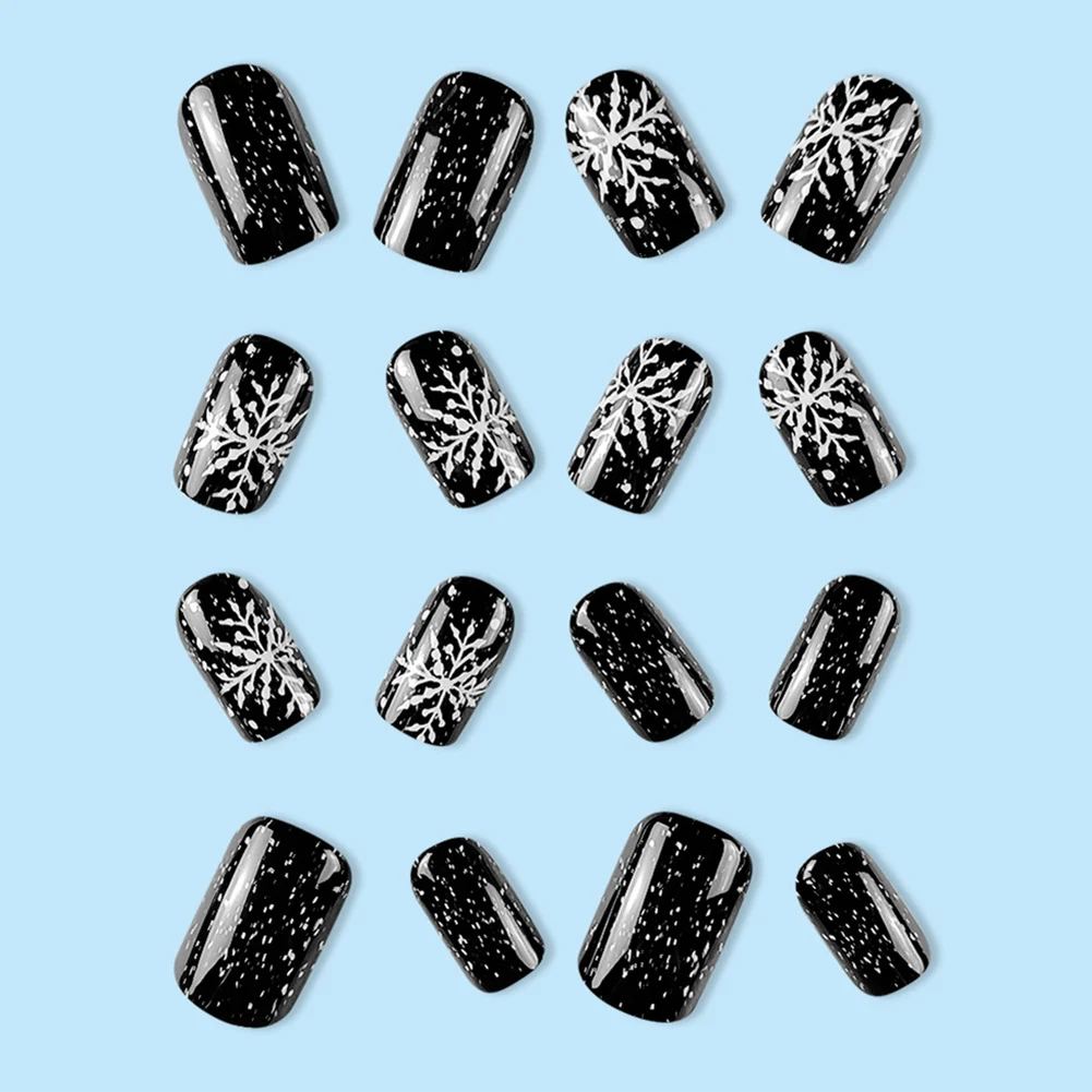 20 Pcs Snowflack Nails Patch For Women Wearable Stylish Temperament Nail Stickers For Christmas Birthday Halloween
20 Pcs Snowflack Nails Patch For Women Wearable Stylish Temperament Nail Stickers For Christmas Birthday Halloween