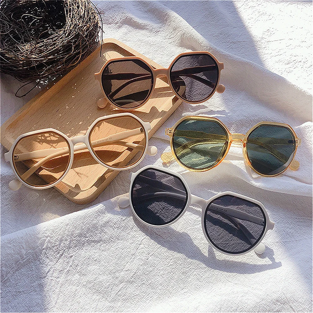 

New Fashion Trend Sunglasses Personalized Polygon Sunglasses For Women Candy Color Big Frame Sun Glasses Shades Driving Eyewear