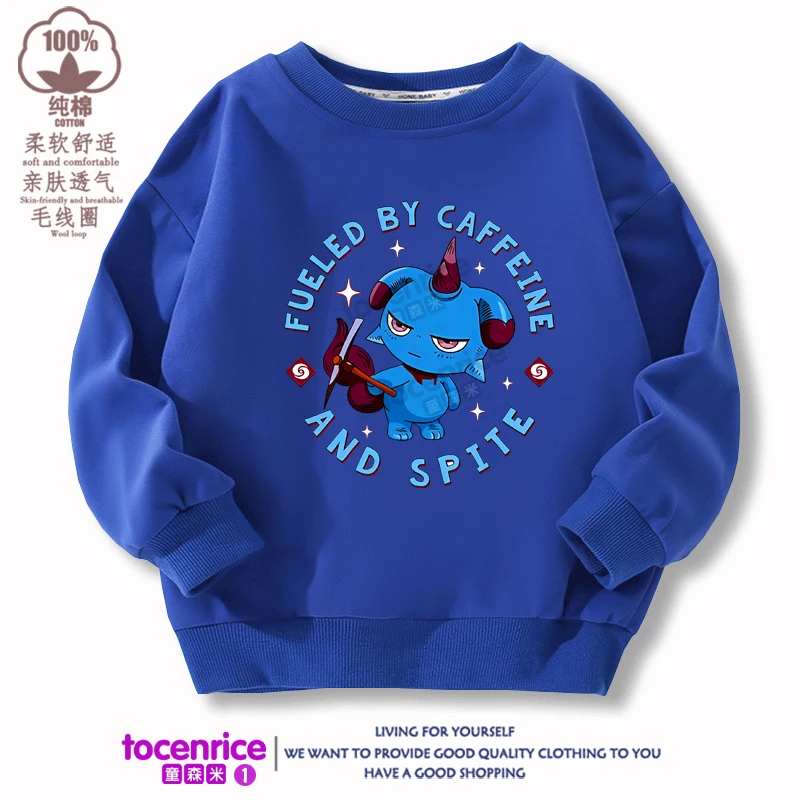 New Game Palworld Depresso Print Autumn and Winter Round Neck Thin Section Long-sleeved Kids Sweater Children Coat
New Game Palworld Depresso Print Autumn and Winter Round Neck Thin Section Long-sleeved Kids Sweater Children Coat