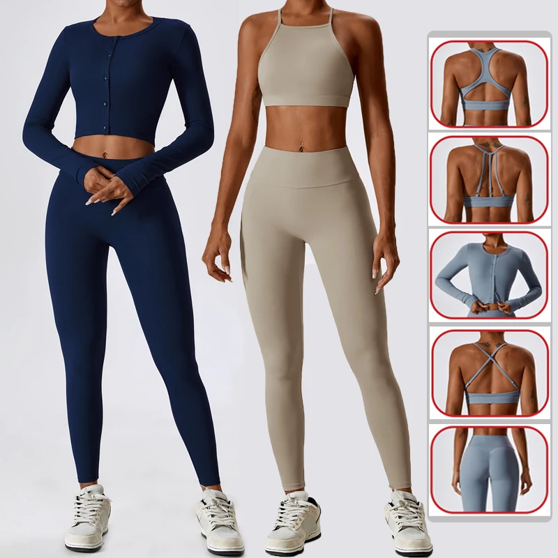 Women Two Pieces Fitness Yoga Set Buttery Soft High Impact Gym Suit Breathable Quick Dry Running Sportswear Workout Clothes
Women Two Pieces Fitness Yoga Set Buttery Soft High Impact Gym Suit Breathable Quick Dry Running Sportswear Workout Clothes
