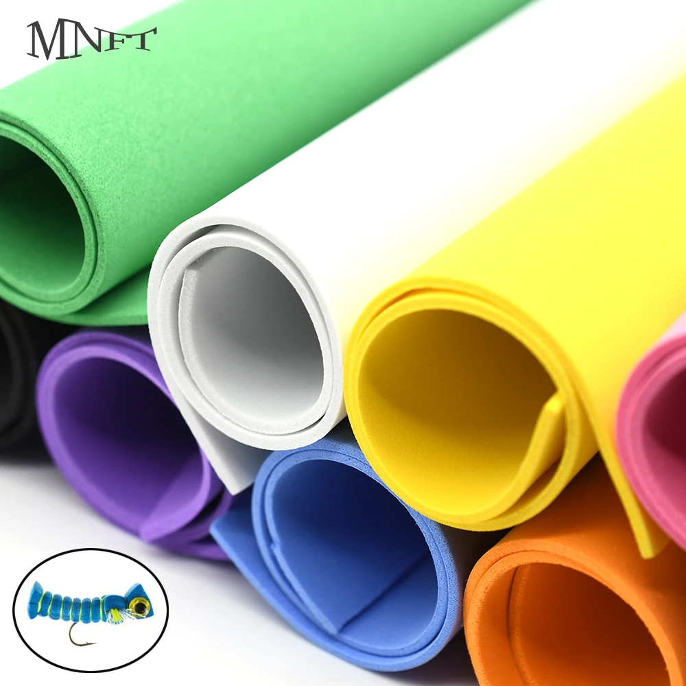 MNFT 4Pcs 2mm 24x24cm Fly Tying Foam EVA Paper Sheet for Floating Dry Fly Grass Hopper Popper Carp Bugs Fly Tying Material
MNFT 4Pcs 2mm 24x24cm Fly Tying Foam EVA Paper Sheet for Floating Dry Fly Grass Hopper Popper Carp Bugs Fly Tying Material
