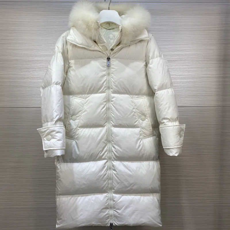 2023 Women's Clothing High quality fox fur collar hooded down jacket Winter New
2023 Women's Clothing High quality fox fur collar hooded down jacket Winter New