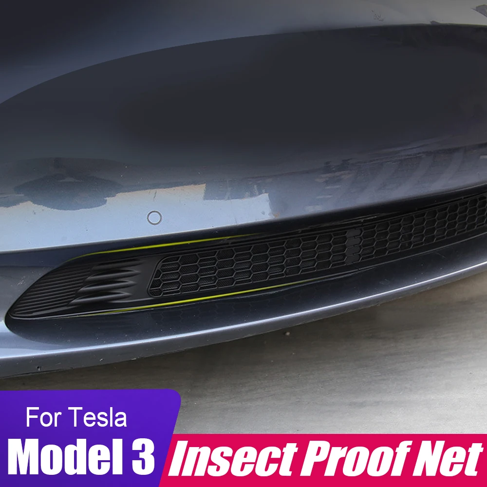 Сетка от насекомых на Нижний Бампер Автомобиля Tesla Model 3 2017-2022, Пыленепроницаемая внутренняя решетка вентиляции, аксессуары для украшения
Сетка от насекомых на Нижний Бампер Автомобиля Tesla Model 3 2017-2022, Пыленепроницаемая внутренняя решетка вентиляции, аксессуары для украшения
