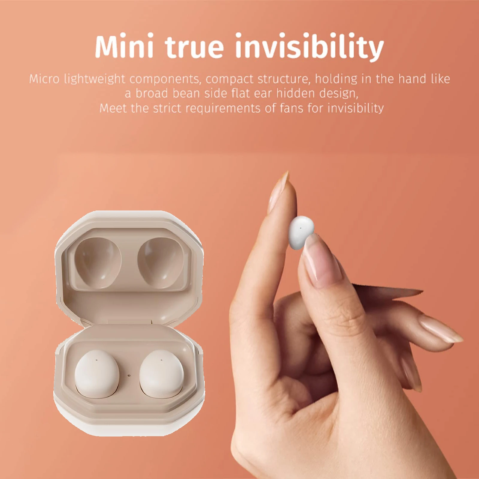 Small Mini Invisible True Wireless Bluetooth 5.3 Earbuds Tiny Hidden Headphones For Sleeping Working In Ear High Stereo Sound
Small Mini Invisible True Wireless Bluetooth 5.3 Earbuds Tiny Hidden Headphones For Sleeping Working In Ear High Stereo Sound