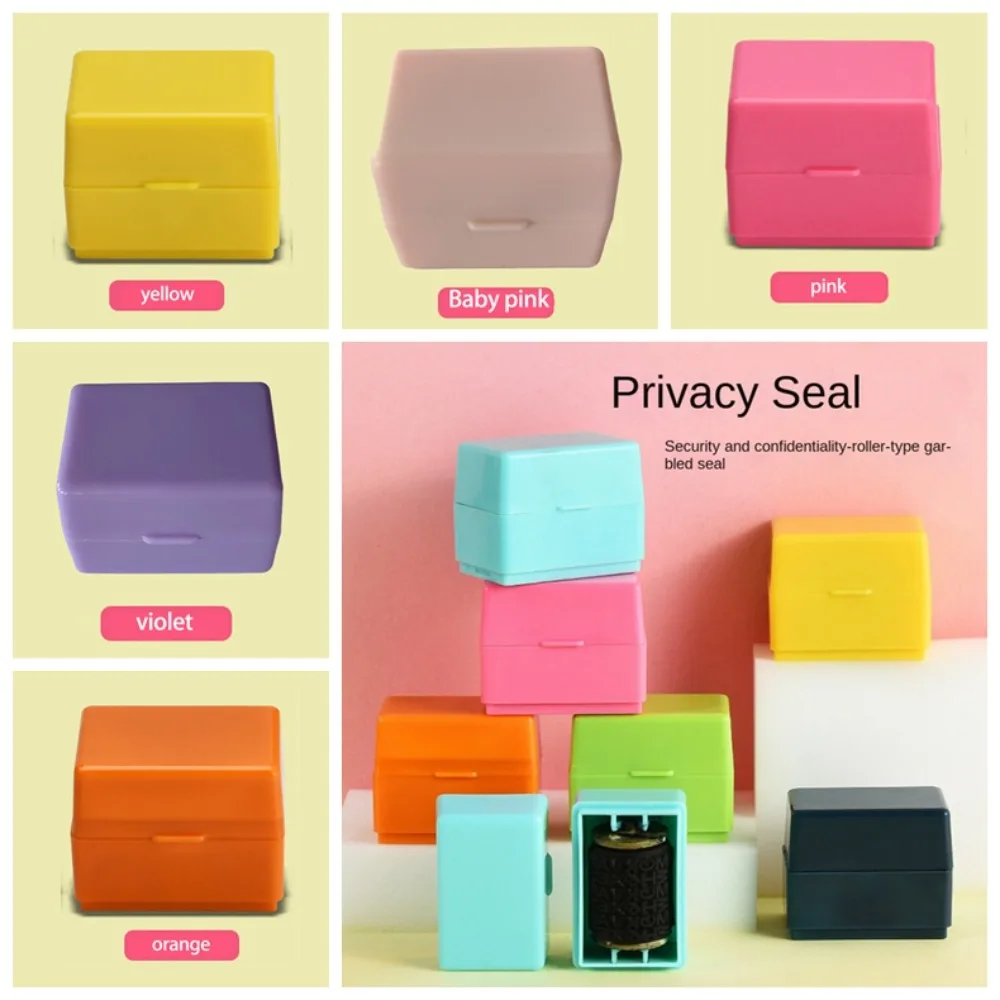 ABS Privacy Smear Confidentiality Stamp Confidentiality Theft Protection Roller Privacy Seal Cute Security
ABS Privacy Smear Confidentiality Stamp Confidentiality Theft Protection Roller Privacy Seal Cute Security