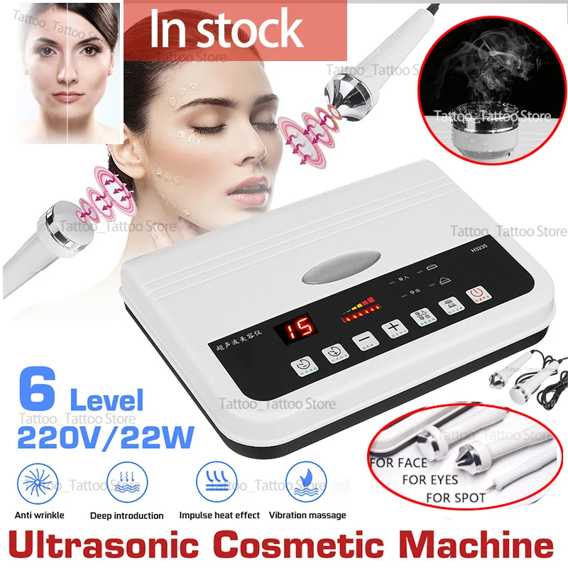 

3 in 1 Ultrasonic Facial Massager Facial Anti-aging Firming Skin Whitening and Rejuvenating Skin Deep Cleansing Beauty Machine