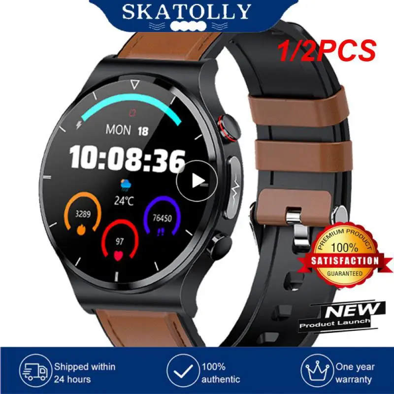 

1/2PCS New ECG+PPG Smart Watch Men Blood Pressure Heart Rate Watches IP68 Waterproof Fitness Tracker Smartwatch For