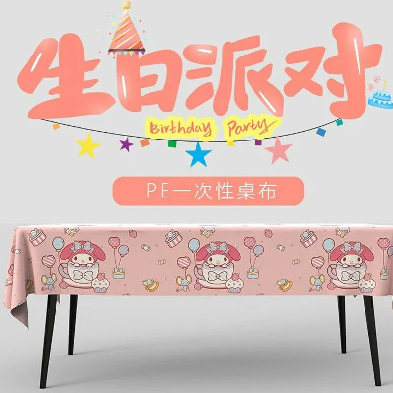 Sanrio Melody одноразовая скатерть украшение для дня рождения детское украшение на день рождения
Sanrio Melody одноразовая скатерть украшение для дня рождения детское украшение на день рождения