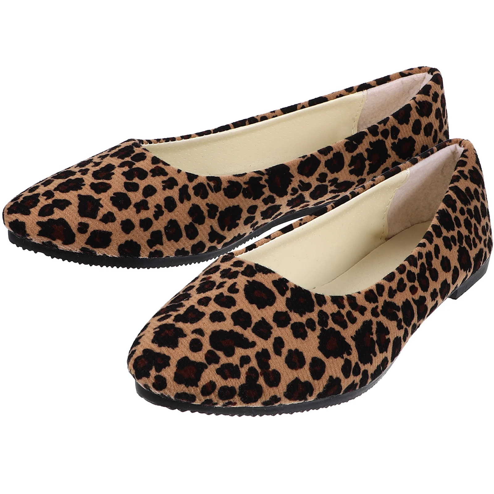 Fashion Leopard Shoes Flat-heeled Shoes Pointed Shoes Leisure for Women Ladies (Khaki Leopard, Size 40)
Fashion Leopard Shoes Flat-heeled Shoes Pointed Shoes Leisure for Women Ladies (Khaki Leopard, Size 40)