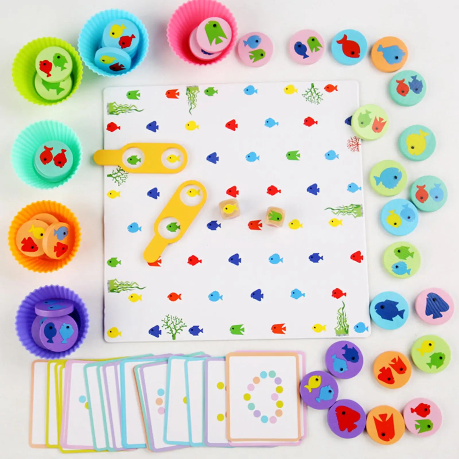 Interactive Fishing Matching Toys Logical Board Early Learning Thinking Wooden Building Blocks Jigsaw for 3+ Years Old Child
Interactive Fishing Matching Toys Logical Board Early Learning Thinking Wooden Building Blocks Jigsaw for 3+ Years Old Child