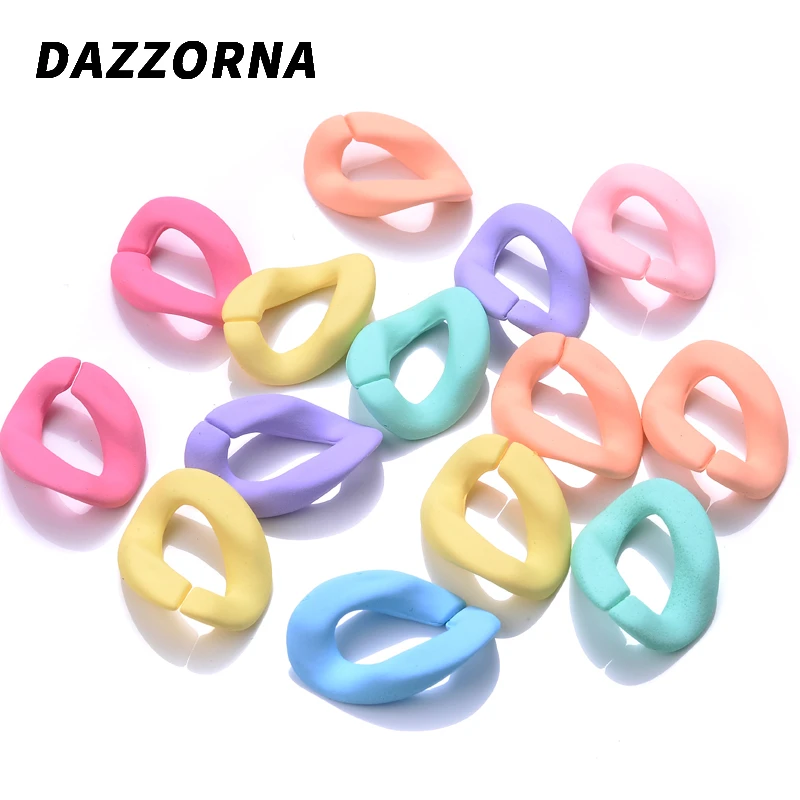30pcs/Lot 17x23mm Acrylic Twisted Chains Assembled Parts Beads For Handmade Bracelet Necklace Earrings Jewelry Making DIY
30pcs/Lot 17x23mm Acrylic Twisted Chains Assembled Parts Beads For Handmade Bracelet Necklace Earrings Jewelry Making DIY