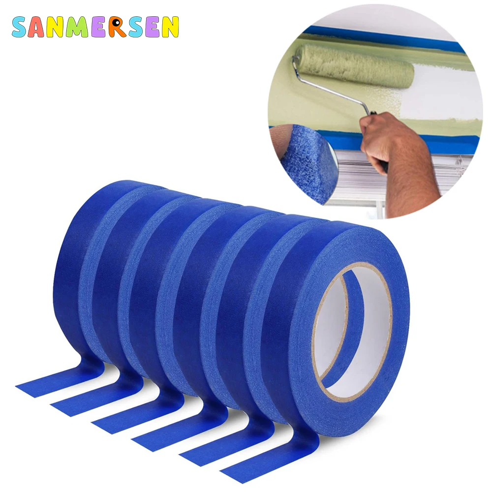 1/4/5/9 Rolls Paint Tape Multi-Surface Masking Easy Removal Paint Tape Security Wall Painting Crafts Art Model Hobby 20m Length
1/4/5/9 Rolls Paint Tape Multi-Surface Masking Easy Removal Paint Tape Security Wall Painting Crafts Art Model Hobby 20m Length