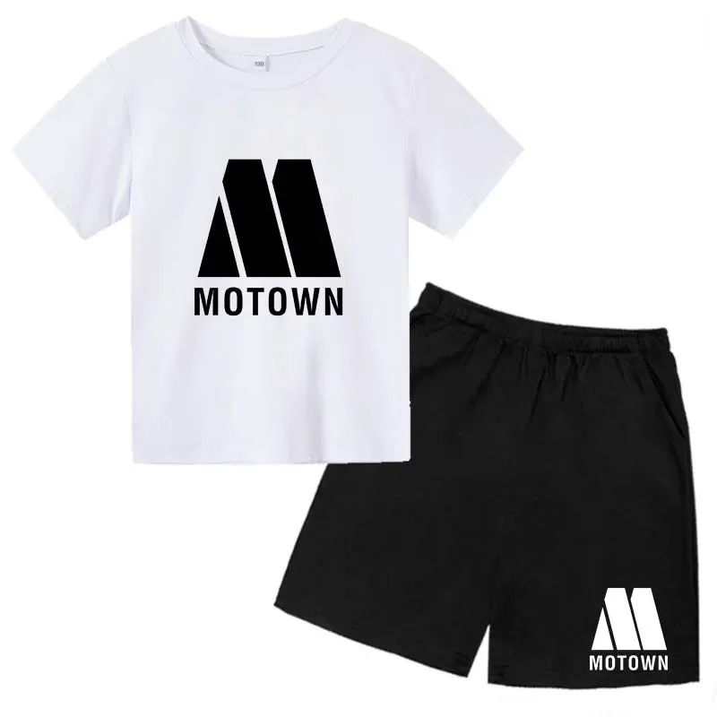 Kids Summer Motown Print T-shirts Suits 3-14T Boys Girls Fashion Streetwear Outfits Children Clothes Sets
Kids Summer Motown Print T-shirts Suits 3-14T Boys Girls Fashion Streetwear Outfits Children Clothes Sets