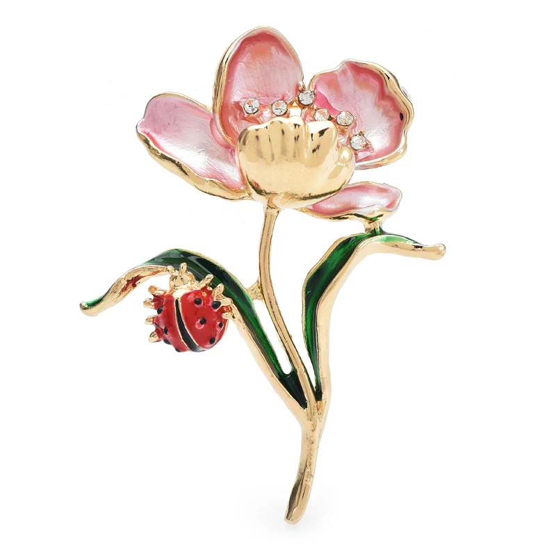 Wuli&baby Beautiful Ladybug Flower Brooches For Women Unisex Enamel Insects Plants Party Office Brooch Pins Gifts
Wuli&baby Beautiful Ladybug Flower Brooches For Women Unisex Enamel Insects Plants Party Office Brooch Pins Gifts