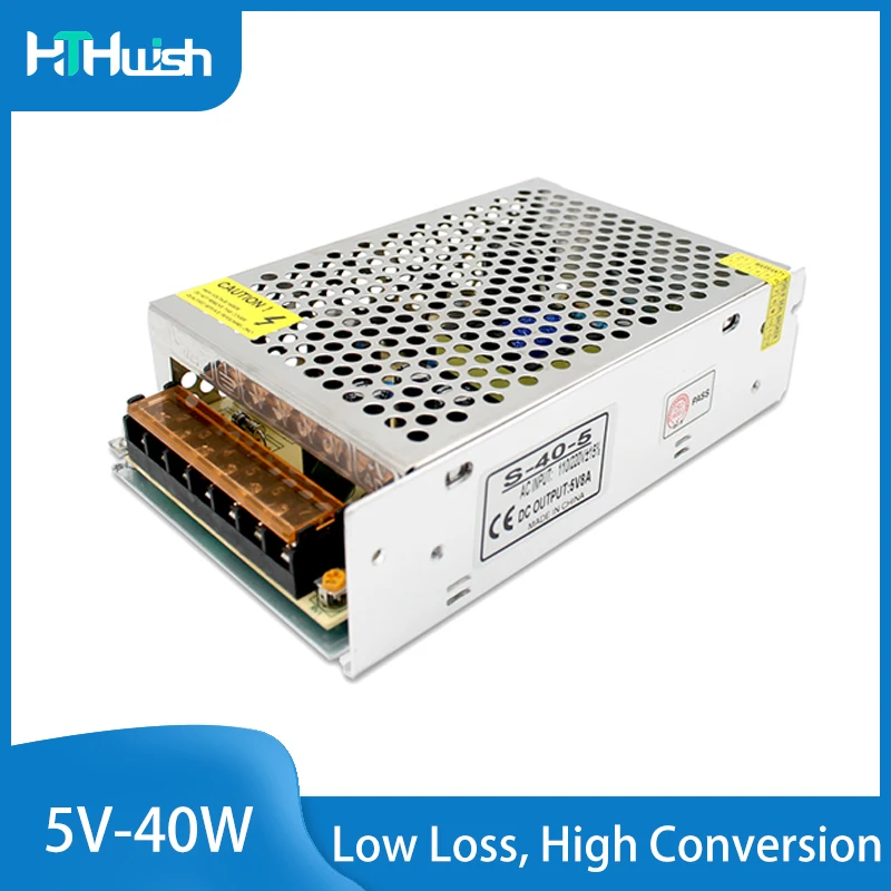 5V8A 40W Power AC 110V 220V TO DC 5V Led Strip Power Supply DC Led Driver Lighting Transformer
5V8A 40W Power AC 110V 220V TO DC 5V Led Strip Power Supply DC Led Driver Lighting Transformer