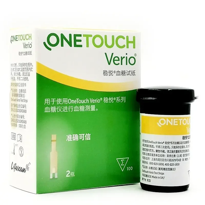 

One Touchverio Flex Instrument / Onetouch Verio тест-полоски для определения сахара в крови 50/100 (Срок годности: февраль 2024)&