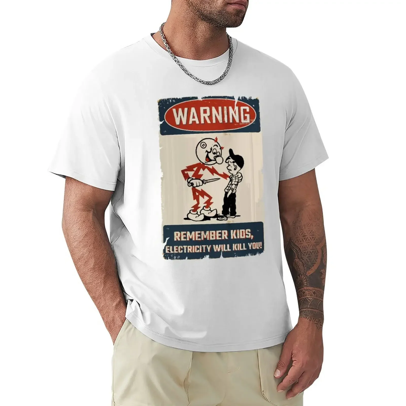 

WARNING REMEMBER KIDS T-Shirt plus sizes heavyweights mens plain t shirts