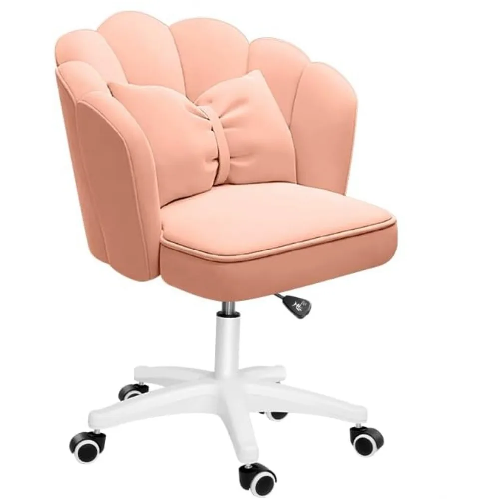 

Office Chair Cute Petal Desk Chair, Modern Fabric Home Butterfly Chairs, Height Adjustable Chair Makeup Chairs Computer Chairs