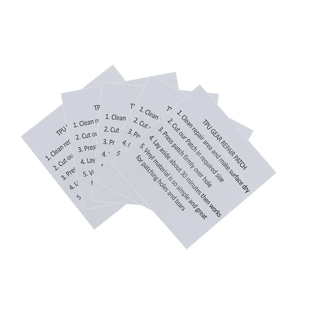 5/10pcs Self-Adhesive Repair Tent Patch Tape Stickers Transparent For Pool Tent Air Beds Trampolines Inflatable Sofas Camping
5/10pcs Self-Adhesive Repair Tent Patch Tape Stickers Transparent For Pool Tent Air Beds Trampolines Inflatable Sofas Camping