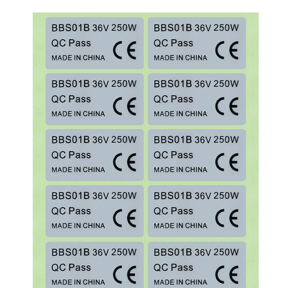 20 X Sticker PVC Bicycle Sticker For BAFANG 36V 250W/48V 750W 01/ SH Cycling Accessories 45x23mm Silver
20 X Sticker PVC Bicycle Sticker For BAFANG 36V 250W/48V 750W 01/ SH Cycling Accessories 45x23mm Silver