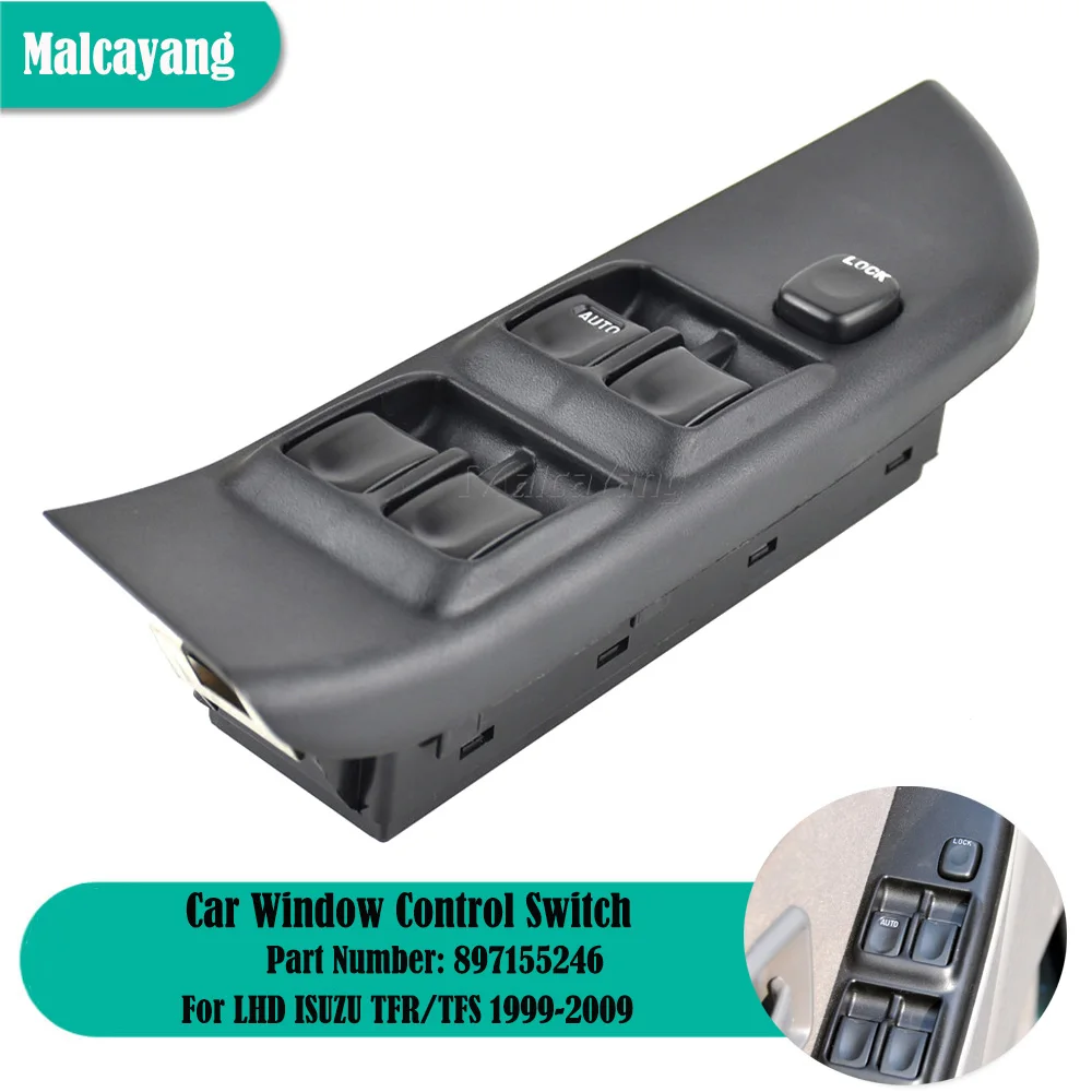 Автомобильная Новая передняя левая дверь главное электрическое окно переключатель панель для LHD ISUZU TFR/TFS 1999-2009 OEM 897111-4850 897155246
Автомобильная Новая передняя левая дверь главное электрическое окно переключатель панель для LHD ISUZU TFR/TFS 1999-2009 OEM 897111-4850 897155246