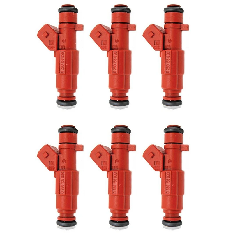 

6Pcs/Set New Fuel Injector Nozzle For Alfa Romeo Lancia:166 GTV SPIDER THESIS 156 147 GT 60665644 0280156038