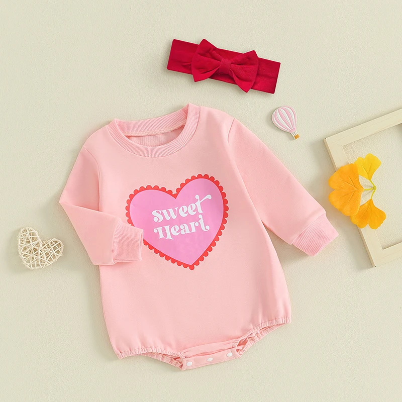 Caoirhny Baby Girl 2Pcs Spring Outfits Long Sleeve Heart Print Romper with Headband Set Infant Clothes
Caoirhny Baby Girl 2Pcs Spring Outfits Long Sleeve Heart Print Romper with Headband Set Infant Clothes