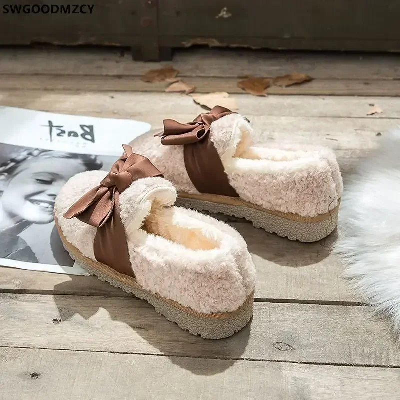Ladies Shoes Slip on Shoes for Women Fur Loafers Butterfly Knot Casual Sneaker Platform Shoes Chunky Sneakers кроссовки женские
Ladies Shoes Slip on Shoes for Women Fur Loafers Butterfly Knot Casual Sneaker Platform Shoes Chunky Sneakers кроссовки женские
