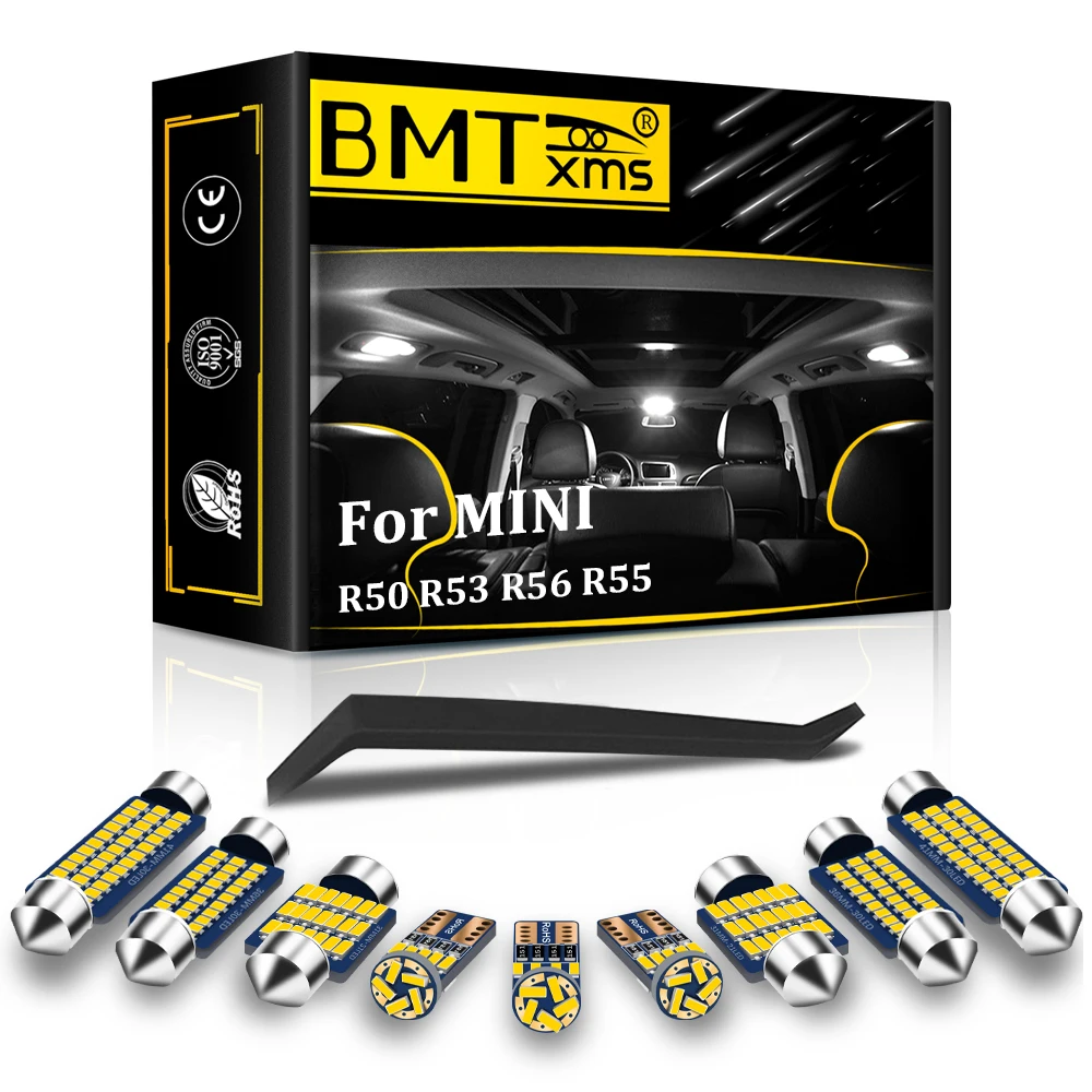 BMTxms Canbus Interior LED Lights For BMW MINI Cooper R50 R53 R56 R55 2004-2015 2005 2007 2008 2010 Trunk Lamp Car Accessories
BMTxms Canbus Interior LED Lights For BMW MINI Cooper R50 R53 R56 R55 2004-2015 2005 2007 2008 2010 Trunk Lamp Car Accessories