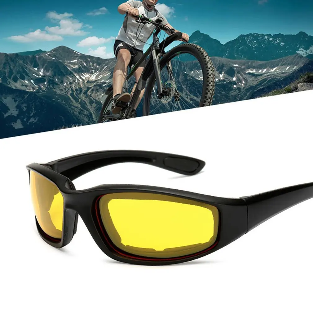 

Windproof Motorcycle Glasses Men Vintage Retro UV Motorbike Motor Goggles Outdoor Ski Cycling Riding Sunglasses Glasses