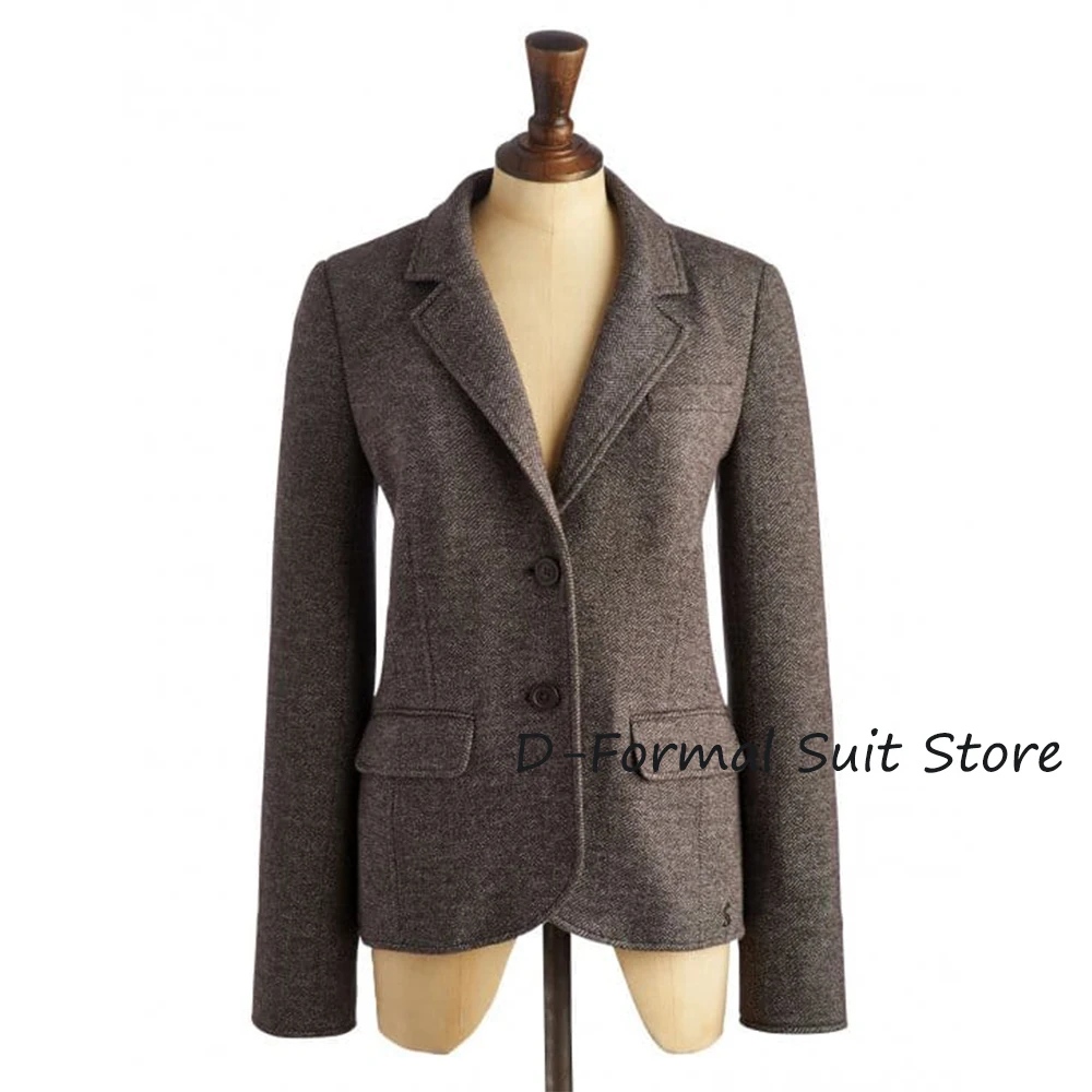 Women's Herringbone Tweed Coat Vintage Women Office Commuter Single-breasted Custom Blazer Slim Formal Lady Suit
Women's Herringbone Tweed Coat Vintage Women Office Commuter Single-breasted Custom Blazer Slim Formal Lady Suit