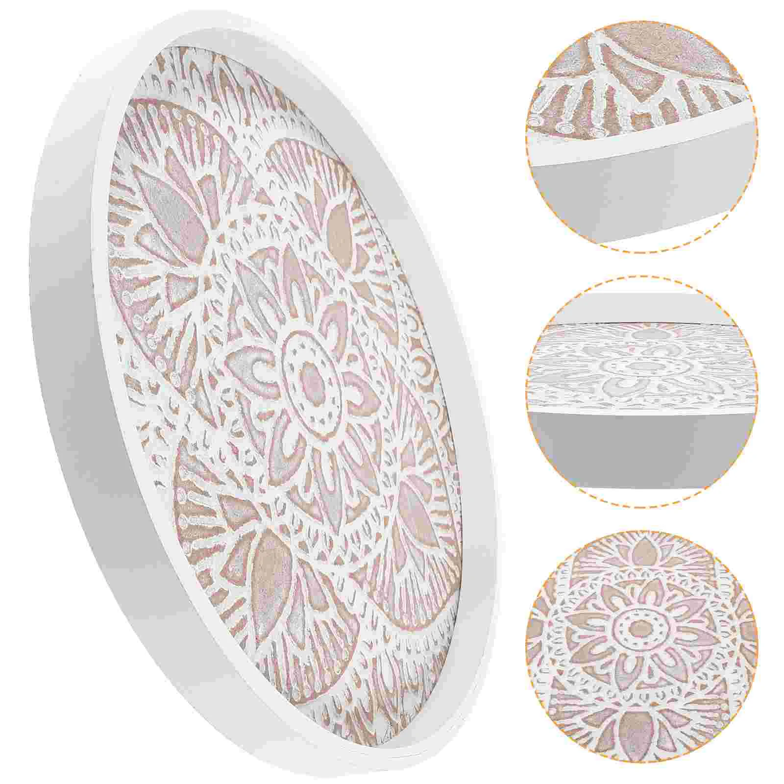 Round Snack Tray Lightweight Wooden Snack Storage Plate Dessert Catering Plate Cake Serving Tray
Round Snack Tray Lightweight Wooden Snack Storage Plate Dessert Catering Plate Cake Serving Tray