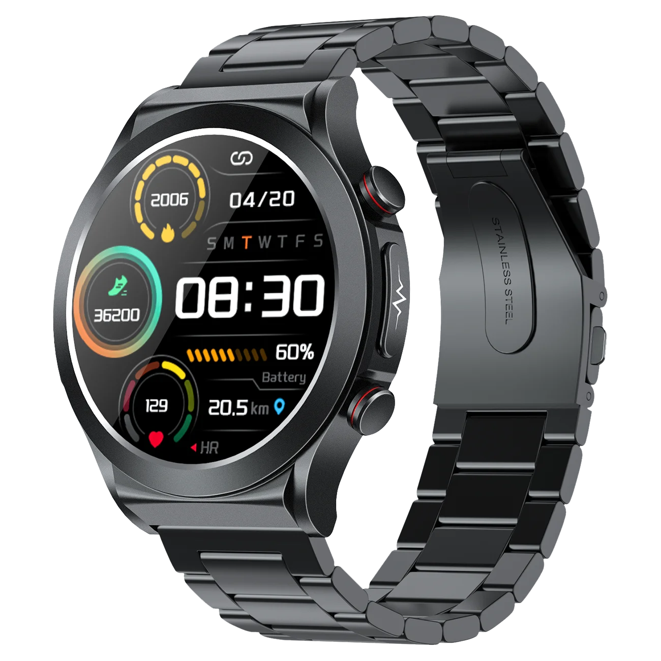 

Смарт-часы Fitness Tracker для мужчин и женщин, вызов Bluetooth, частота сердечных сокращений, артериальное давление, кислород, мониторинг сна, TK21P, 1,39