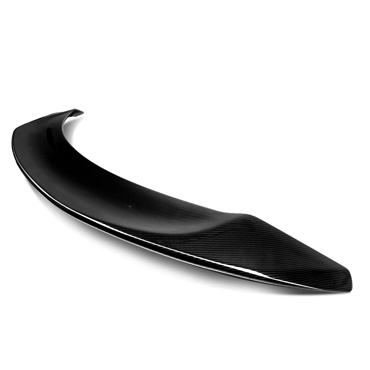 Rear Lip Spoiler For 2017-2022 Tesla Model 3 V Style Ducktail Spoiler Rear Trunk Spoiler Wings Golss Black & Carbon Fiber Look Rear Lip Spoiler For 2017-2022 Tesla Model 3 V Style Ducktail Spoiler Rear Trunk Spoiler Wings Golss Black & Carbon Fiber Look