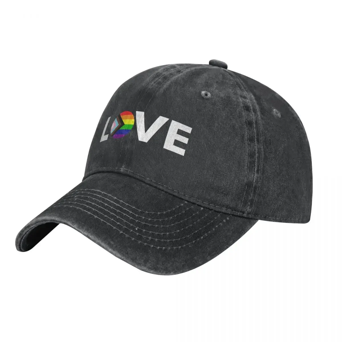 

Progress Pride Flag Love Cowboy Hat Hat Luxury Brand western Hat Luxury Cap For Women Men's