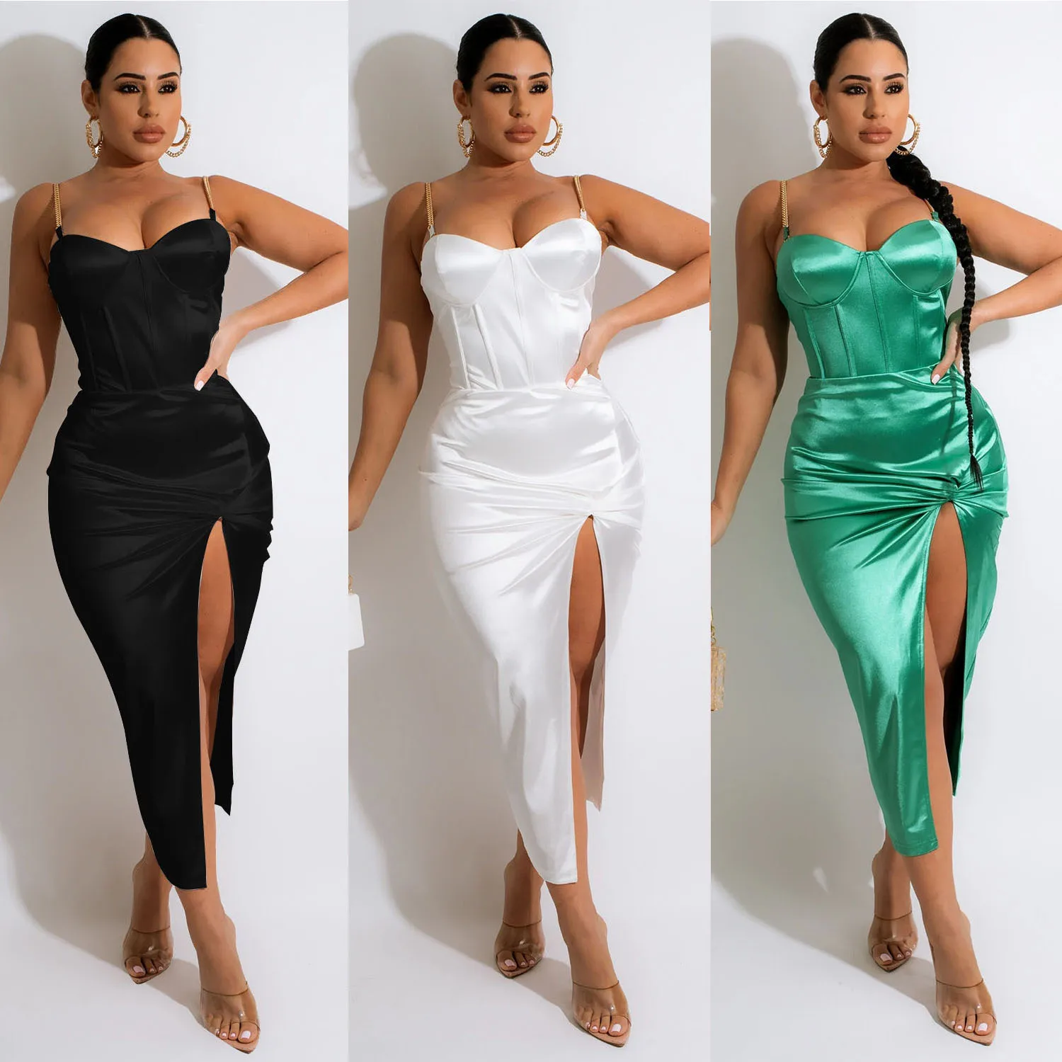 Summer New Women's Clothing Fashion Elegant Solid Color Oblique Shoulder Slim Mid Length Irregular Hem Dress Female
Summer New Women's Clothing Fashion Elegant Solid Color Oblique Shoulder Slim Mid Length Irregular Hem Dress Female