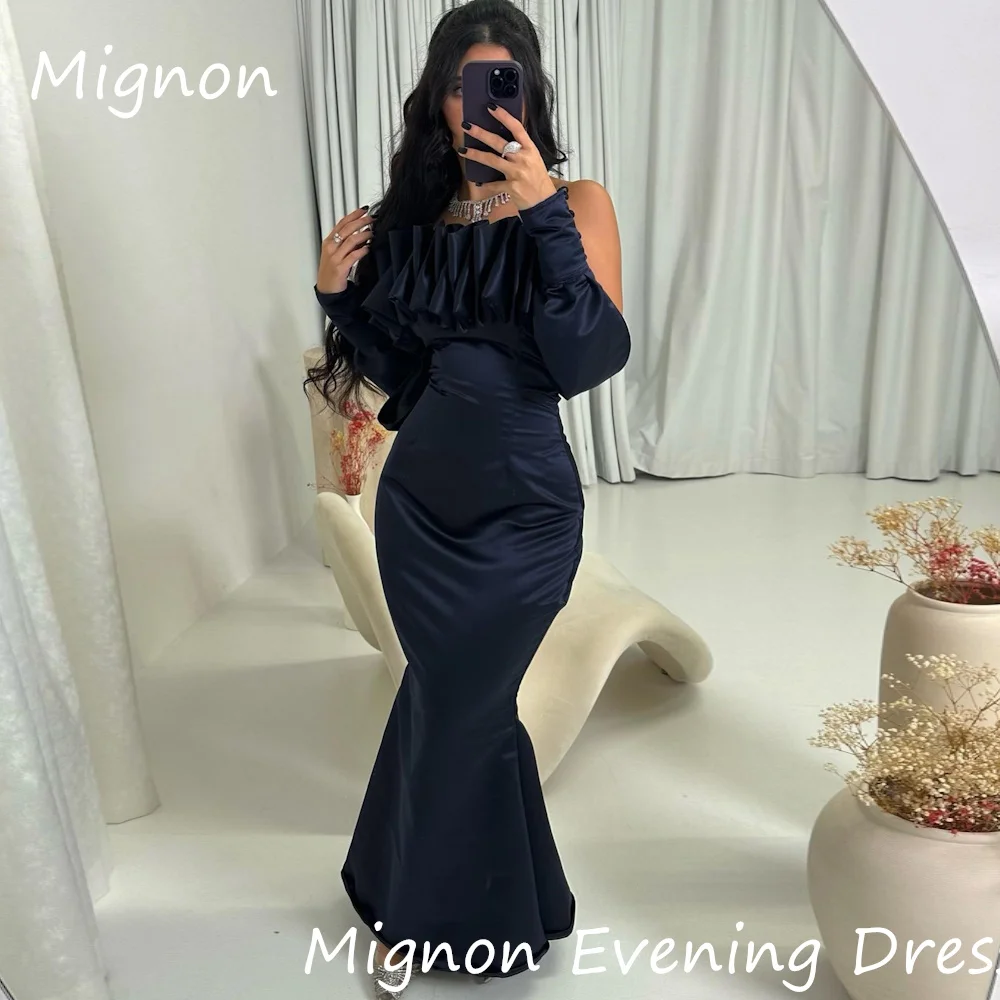 Mignon Satin Mermaid Strapless Pleats Formal Prom Gown Ankle Length luxury Evening Formal Elegant Party Dress for Women 2024
Mignon Satin Mermaid Strapless Pleats Formal Prom Gown Ankle Length luxury Evening Formal Elegant Party Dress for Women 2024