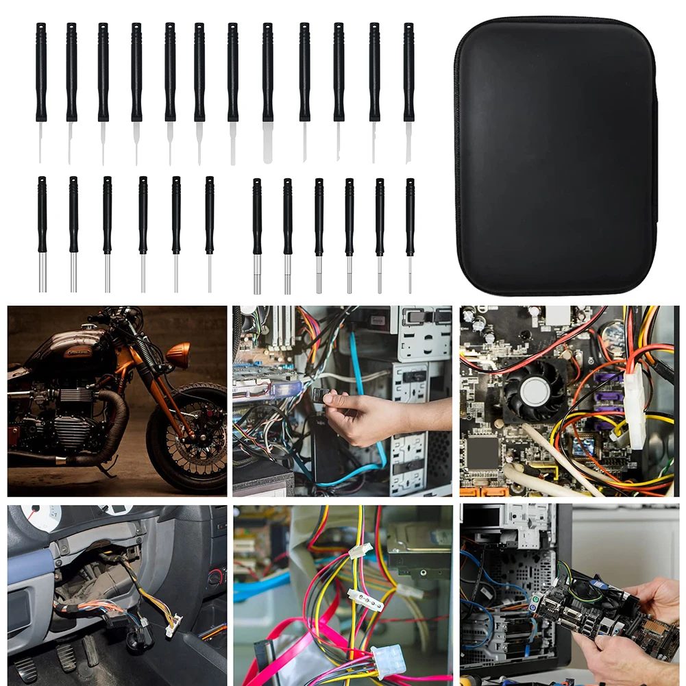 Universal Car Terminal Extractor Tool Car Cable Plug Removal Tool Pin Extractor Repair Remover Key Tools Car Accessories
Universal Car Terminal Extractor Tool Car Cable Plug Removal Tool Pin Extractor Repair Remover Key Tools Car Accessories