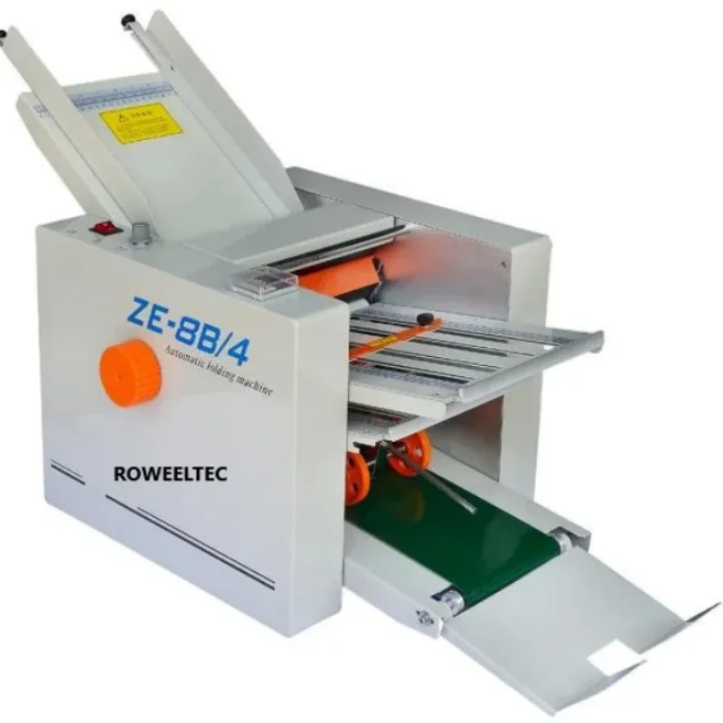 

New Automatic Paper Folding Machine Paper Folder Machine ZE-8B/4 4 Fold Plate H#