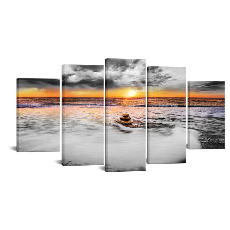 5 Pieces Beach Landscape Posters Home Decor Sunset Over Ocean Print Canvas Art Modern Style Pictures Living Room Wall Art
5 Pieces Beach Landscape Posters Home Decor Sunset Over Ocean Print Canvas Art Modern Style Pictures Living Room Wall Art