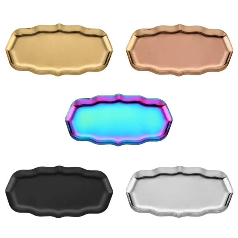 Large Wavy Earrings Bracelets Necklace Jewelry Rack Stainless Steel Display Tray R7UB
Large Wavy Earrings Bracelets Necklace Jewelry Rack Stainless Steel Display Tray R7UB